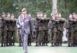 Tykistöprikaatin valatilaisuus Sastamalassa elokuussa 2010. Kuva :Hannu Virtanen