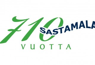 Sastamalan kaupungin 710-vuotisjuhlavuoden logo.