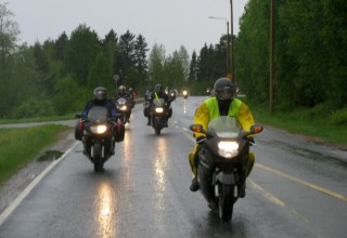 Paraatiajo Häijään Nesteeltä Tervamäen kautta Mouhijärven kirkolle.