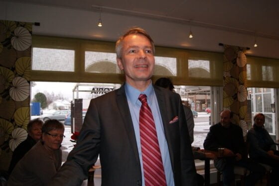 Pekka Haavisto Huittisissa