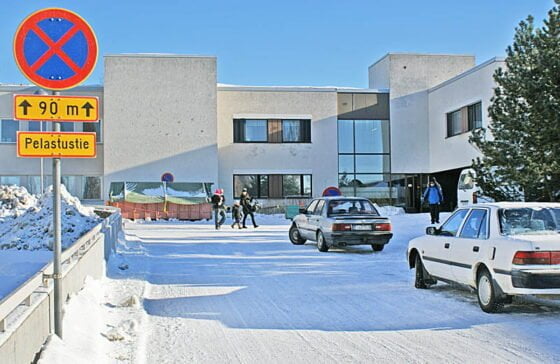 Vammalan aluesairaalan parkkipaikka