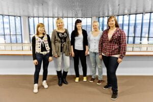 Sylvään koulun 9.luokkalaisia