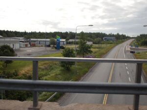 Marttilan liikekeskusalue ja valtatei 12