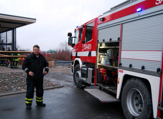 Pelastuslaitoksen Huittisten yksikön esimies Tuomo Partanen