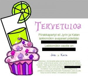 Kutsu piirakkapartyihin