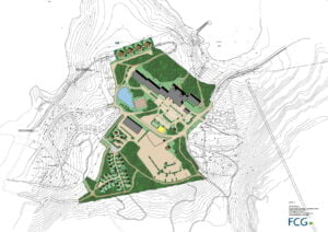 Ellivuoren hotellin ja leirintäalueen kaavamuutoksen havainnekuva