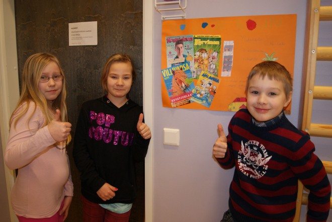 Häijään koulun toiveisiin kuuluivat mm. viherkasvit. "Niillä koulusta tulisi viihtyisämpi", sanoivat Viia Mäkinen, Veera Mustapuro ja Juho Nuutila.