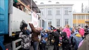 Penkkarit Lauttakylän lukiolla 2014 (Nostokuva)