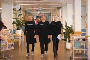 Outileena Uotila, Mervi Haapanen ja Elina Hituri