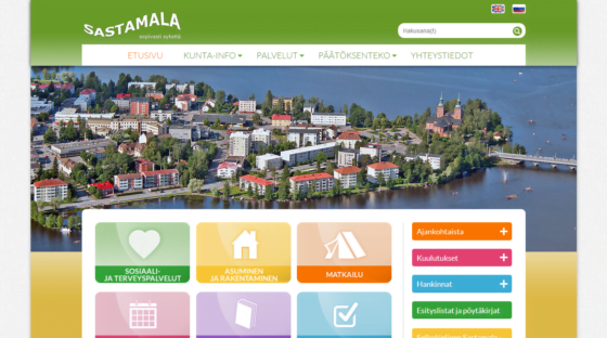Sastamalan kaupungin kotisivut