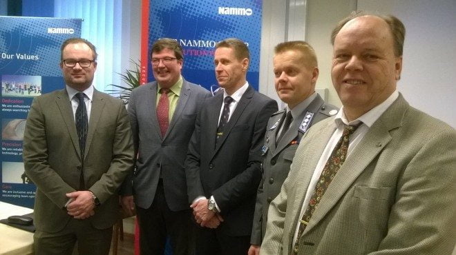Kaupunginjohtaja Jarkko Malmberg, kansanedustaja Arto Satonen, puolustusministeriön Juha Kylä-Harakka, puolustusvoimien logistiikkaosaston päällikkö Timo Saarinen sekä Nammo Lapua Oy:n paikallisjohtaja Erkki Mäkelä pitivät Vammaksenmäellä juhlapuheet.