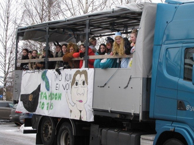 Abit ajelulla Huittisissa.