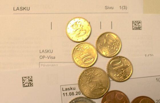 lasku ja rahaa, kuvituskuva