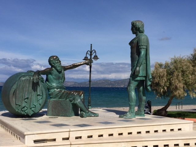 Diogenes ja Aleksanteri Suuri. Tunnetko tarinan?
