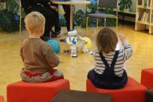 Hensu-robotin satutuokio, kuva: Minna Isotalo