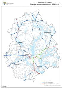 Talven nopeusrajoitukset Pirkanmaalla