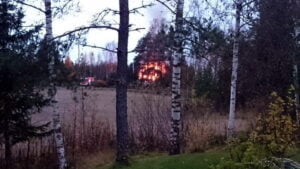 Aittomäentien tulipalo