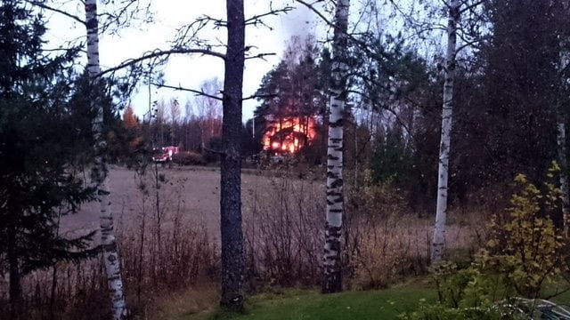Aittomäentien tulipalo