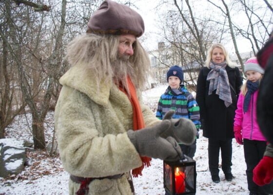 Vanhanajan joulumarkkinat, pihatonttu