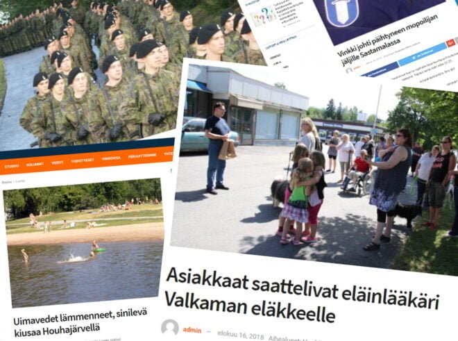 Alueviesti, kopioituja