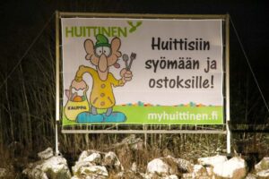 muukalaiset tiekyltti huittinen