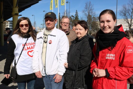 Sanna Marin, Jenni Jokinen, Jarkko Mäkipää