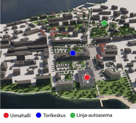 keskustan kehittäminen, havainnekuva[
