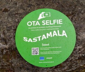 SelfiePirkanmaa vihrea kyltti