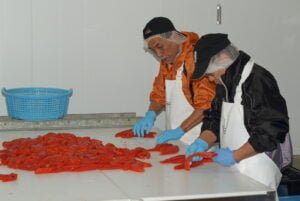 Kalaneuvos, Nichirei Roe bags process
