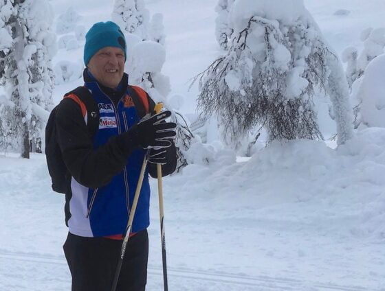 Pauli Pitkäkoski Lapissa vuonna 2018. Kuva: Pitkäkosken perhealbumi.