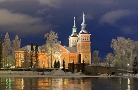 Tyrvaan kirkko, talvi