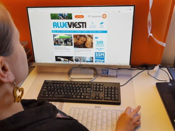 Alueviesti nettisivu