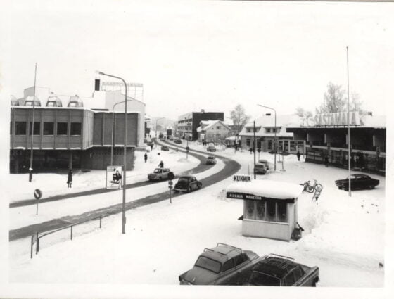 Kioski Puistokadun varrella, 1970. Kuva Sastamalan seudun museo.
