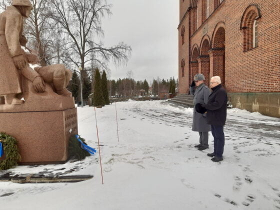 seppeleenlasku, Tyrvään kirkko, Sastamalan Sotaveteraanit