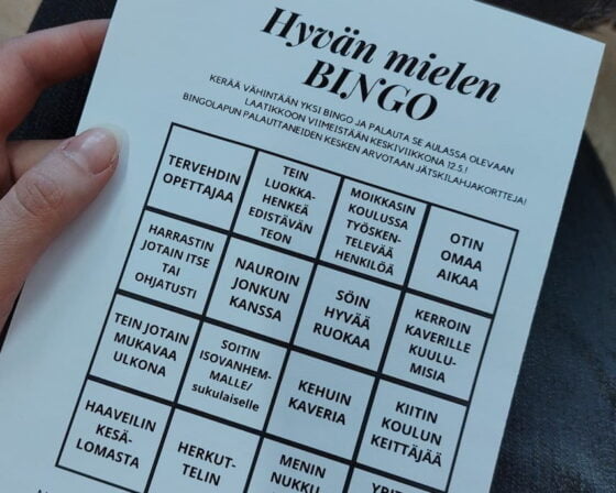 Hyvan mielen bingo