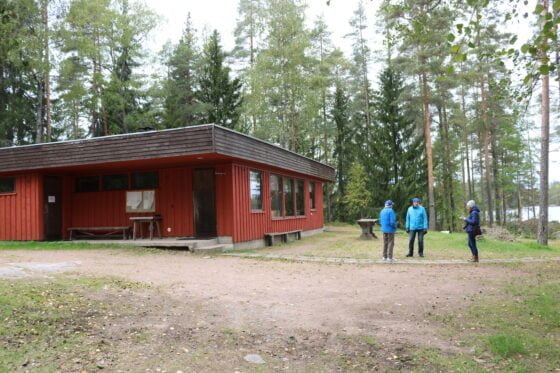 Aurajärven rantasaunaa.