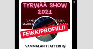 Vammalan teatteri huijaus nosto