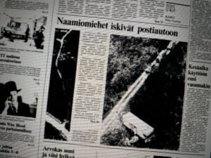 Mouhijärven postiautoryöstö, Helsingin Sanomat