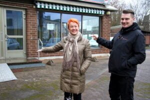 Johanna Santanen Juha Suomela Huittsten yrittajat joulumyymala
