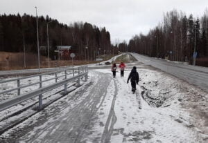 Kevyen liikenteen vayla Mouhijarvi