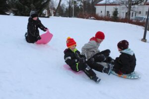 Talvitapahtuma liukuri