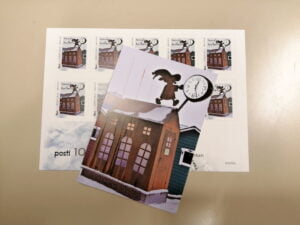 postimerkin paiva erikoismerkki Herra Hakkarainen