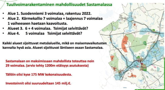 voimalat, tuulivoima, kartta