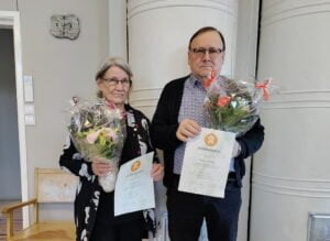 Ulla Aaltonen ja Paavo Törmälä nosto