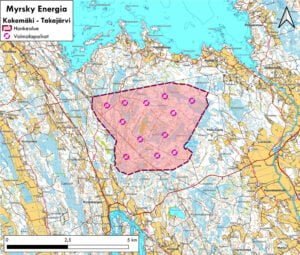 Kokemäki, Takajärvi, Tuulivoima
