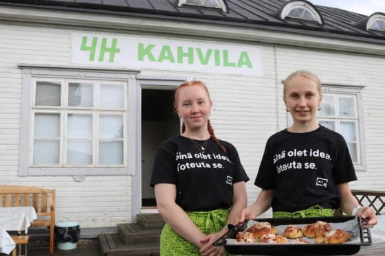 Ahosen talo 4H kahvila Saga Stenberg Emmi Pouru