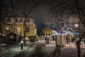 Wanhan ajan joulumarkkinat Pukstaavin puisto kuva Kari Haila