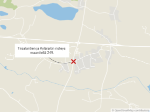 Maantie 249, Tiistalantien ja Kyläraitin risteys