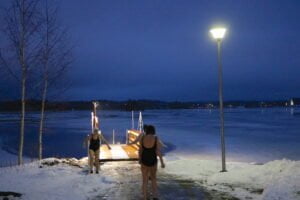 Vammalan rantasauna laituri ranta