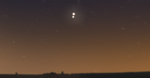 Venus, Jupiter